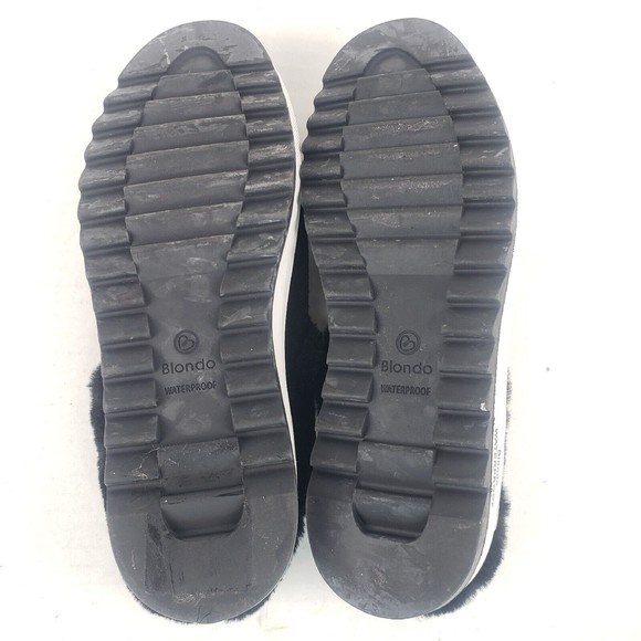 BLONDO Women Suri Waterproof Slip-on Sneaker In Black Suede 7.5 M - Picture 15 of 15